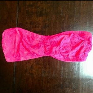 💝 Eyeshadow Neon Pink Lace Bralette 💝